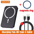 Magnetic Wireless Car Charger Air Outlet Phone Holder for iPhone 17 16 15 14 13 12 Pro Max Fast Wireless Car Charging Station