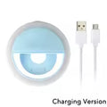 LED Light Ring USB Charge Led Selfie Ring Light Compatible with Iphone Samsung Xiaomi Mobile Phone Lens Ring Clip Selfie Lamp