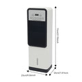 Smart Cooling & Heating Air Conditioner Fan, 3-Speed Ice Pack Cooling + 2-Heating PTC Ceramic, 3.15L Humidifier & Air Purifier