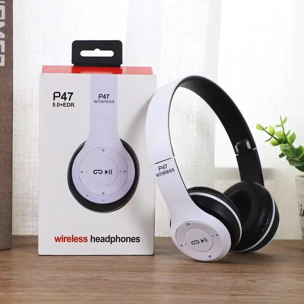 Multifunctional Portable Foldable Headmounted Wireless Bluetooth 5.0 Headset For Bluetooth connection TF Card Wired Connection