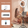 LED Photography Fill Lighting with Tripod Stand Camera Photo Studio Circle Led Selfie Ring Light Phone Lamp Video  Youtube