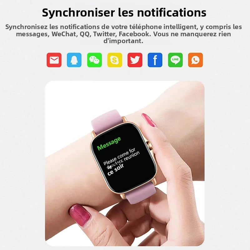 Smart Watch Android Phone 1.44''Inch Color Screen Bluetooth Call Smart Watch Women Men