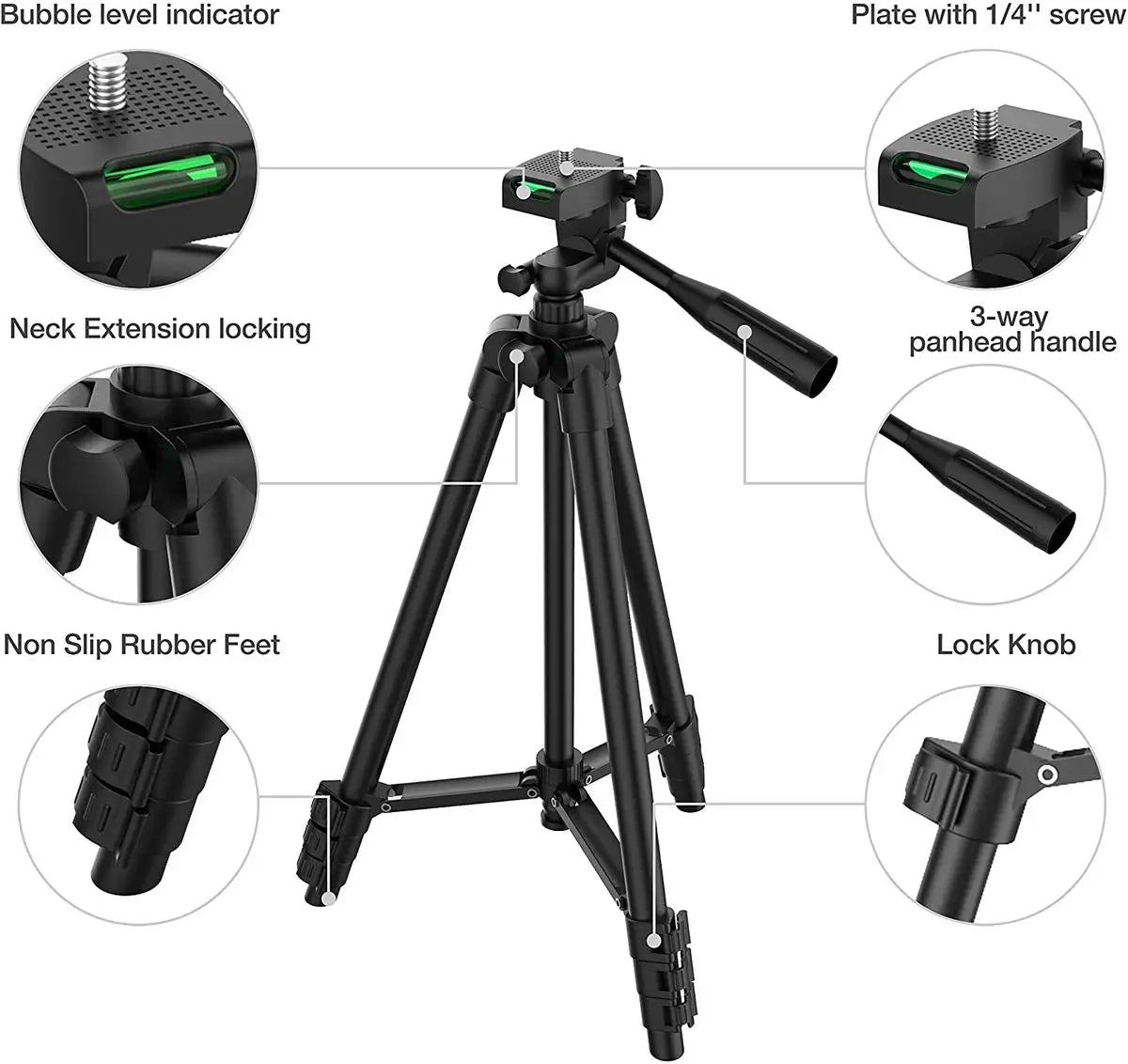Portable Tripod Pro – Smartphone & Camera Stand