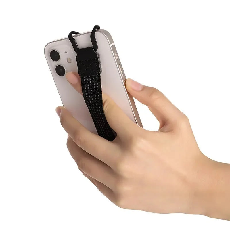 Mobile Phone Holder Wrist Band  Anti-drop Phone Strap Band Holder One-handed Operate Finger Grip Stretchable Bracket Tablet