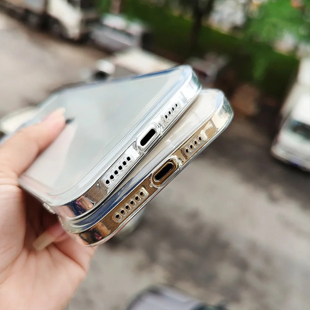 Transparent Phone Cases for iPhone 16 15 Pro Max 14 13 12 11 XS X XR SE 8 7 Plus Protective Clear Phone covers