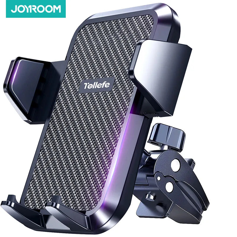 Joyroom Military-Grade Car Phone Holder — Air Vent Mount for Large Phones & Thick Cases