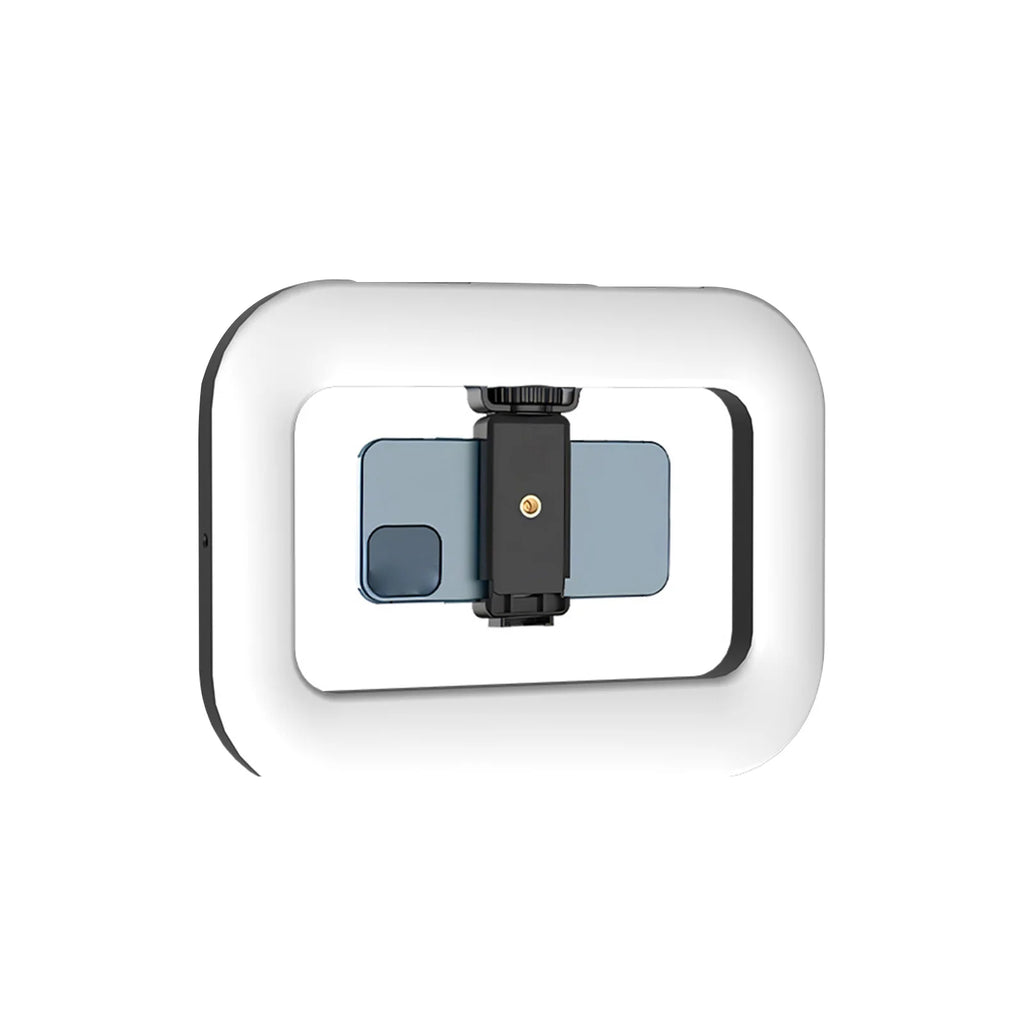 Handheld Rings Selfie Light Rechargeable Cell Phone Light Handheld Phone Stabilizer with Phones Holder for Video Recording
