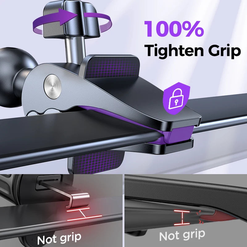 Joyroom Military-Grade Car Phone Holder — Air Vent Mount for Large Phones & Thick Cases