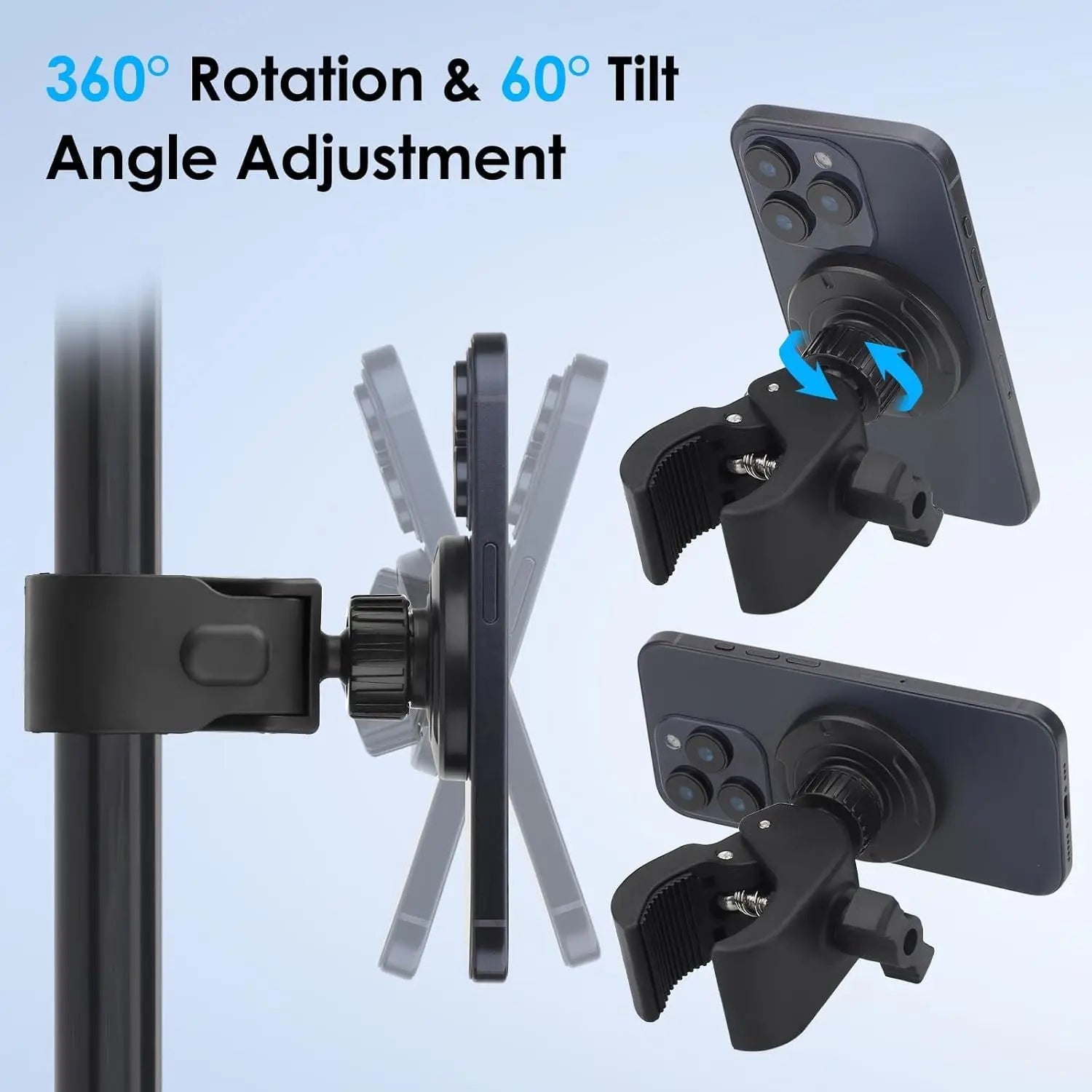Removable Magnetic Support Gps Handlebar Bicycle Electric Scooter Phone Holder For iPhone 17 16 Magsafe Bike Mobile Support