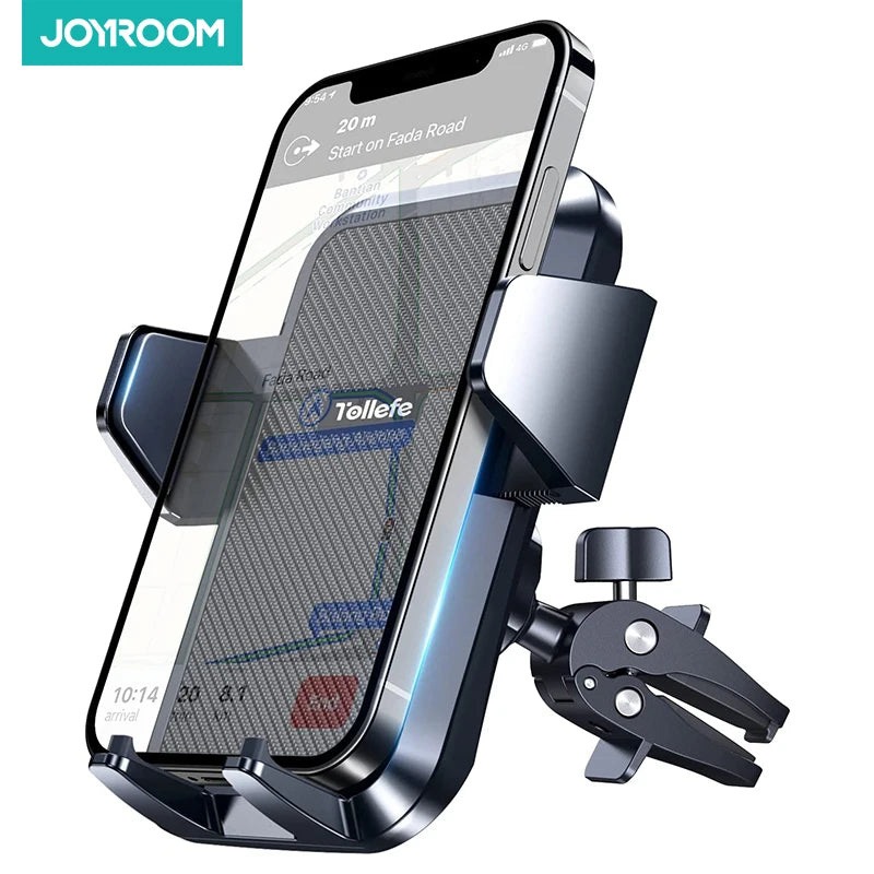 Joyroom Military-Grade Car Phone Holder — Air Vent Mount for Large Phones & Thick Cases