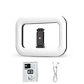 Handheld Rings Selfie Light Rechargeable Cell Phone Light Handheld Phone Stabilizer with Phones Holder for Video Recording