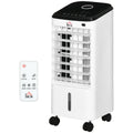 Min air conditioner air conditioner room air conditioner, 3 modes, timer function, cm x 27 cm x 60 cm, cream white + black