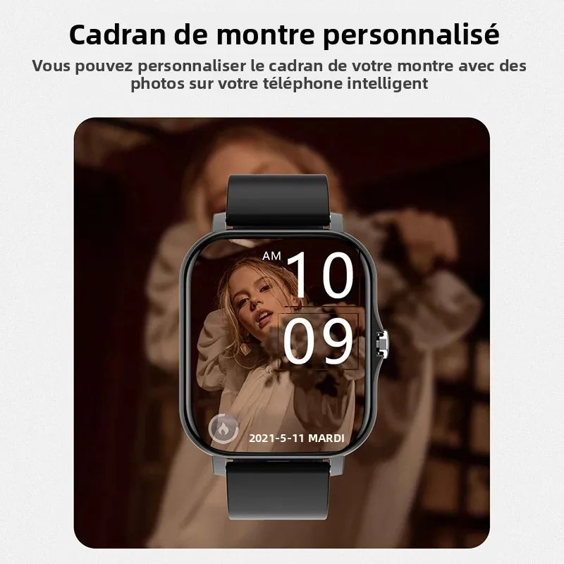 Smart Watch Android Phone 1.44''Inch Color Screen Bluetooth Call Smart Watch Women Men