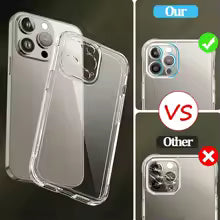Clear Slim iPhone Case – Transparent Protection for iPhone 14 to 17 Pro Max