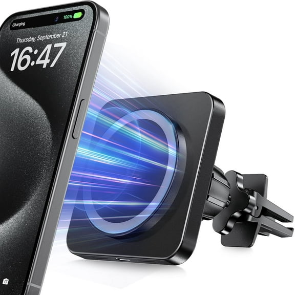 MagSafe Car Charger Mount – Magnetic Grip & Fast Wireless Charging