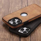 Premium Leather iPhone Case – Shockproof for iPhone 11 to 17 Pro Max
