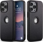 Premium Leather iPhone Case – Shockproof for iPhone 11 to 17 Pro Max